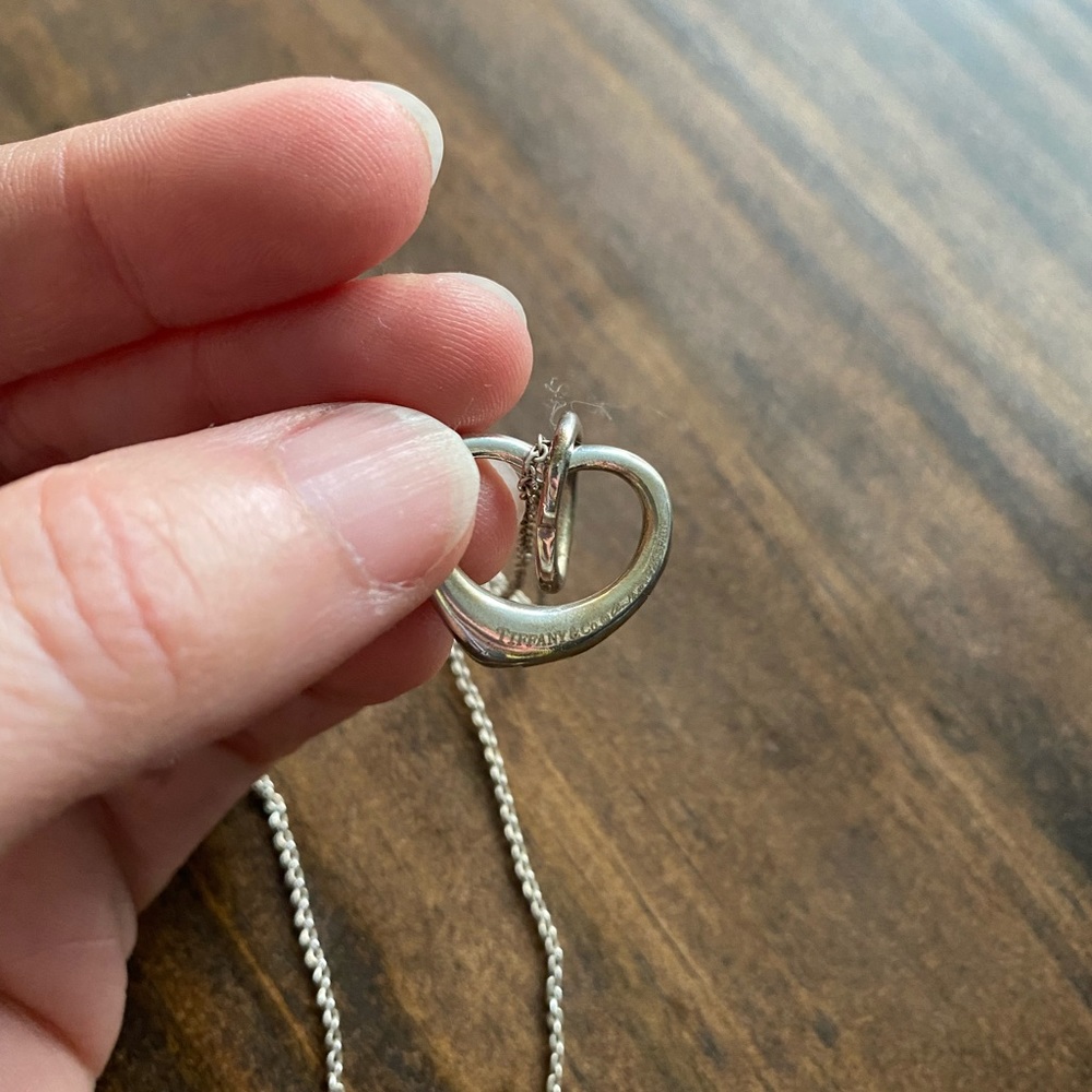 Tiffany’s Open Heart Pendant necklace